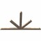 Ekena Millwork Saratoga Smooth Timber Gable Bracket, Douglas Fir, 108"W x 63"H x 3 1/2"D x 5 1/2"F, 14/12 Pitch GBW108X63X0406SAR00SDF - alternate 2